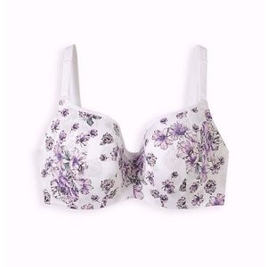 Full coverage balconette lightly lined bra size 40C